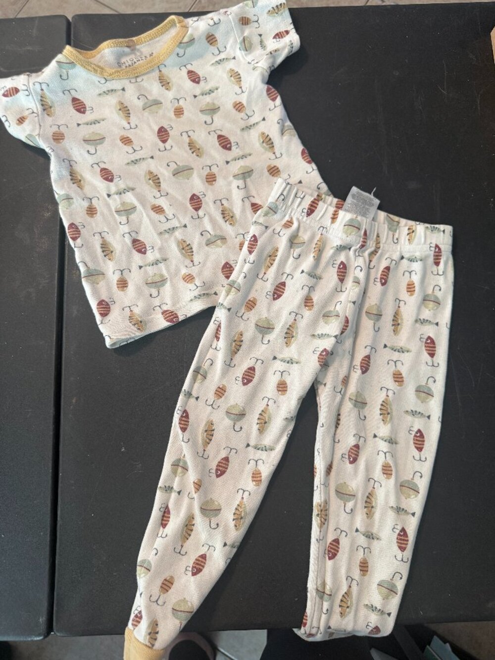 Chick Pea Pajamas Toddler Size 2T Fishing Lures